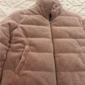 Noize Women's Teddy Jacket in Soft Pink